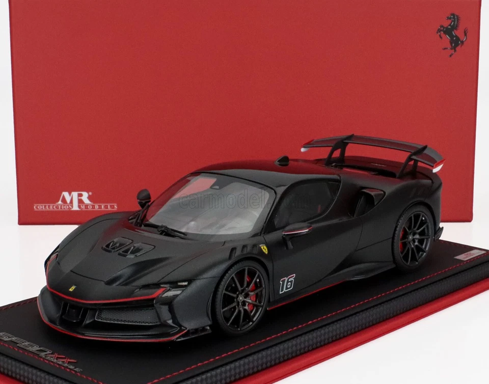 MR 1/18 FERRARI CHARLES LECLERC SF90 XX PERSONAL CAR WITH SHOWCASE SF 90 LIMITED - Immagine 4 di 4