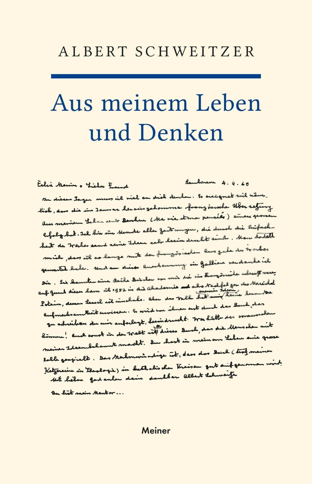Thumbnail - Albert Schweitzer | Aus Meinem Leben Und Denken | Taschenbuch |