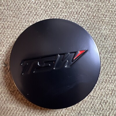 TSW S PCC43-T BLACK Wheel Center Cap