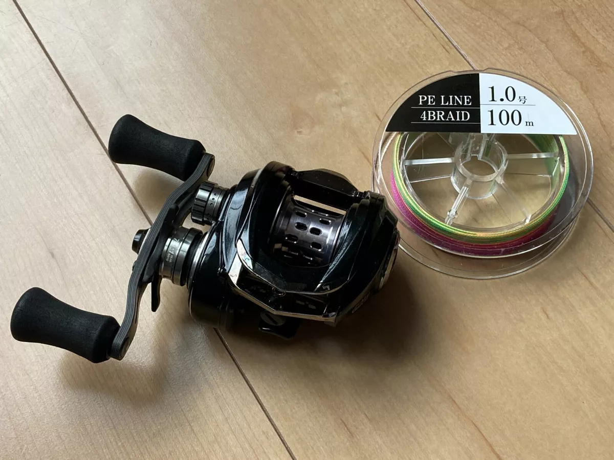 Abu garcia Revo SLC-IB7 Right used very good bait reel PE No1 Line 100m from JP Abu garcia Revo SLC-IB7 Right used very good bait reel PE No1 Line 100m from JP