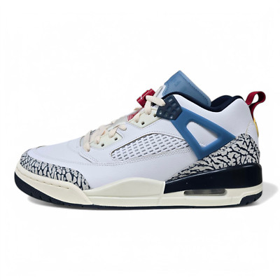 Nike Air Jordan Spizike Low White Elephant Blue Red Sneaker HM3712 164