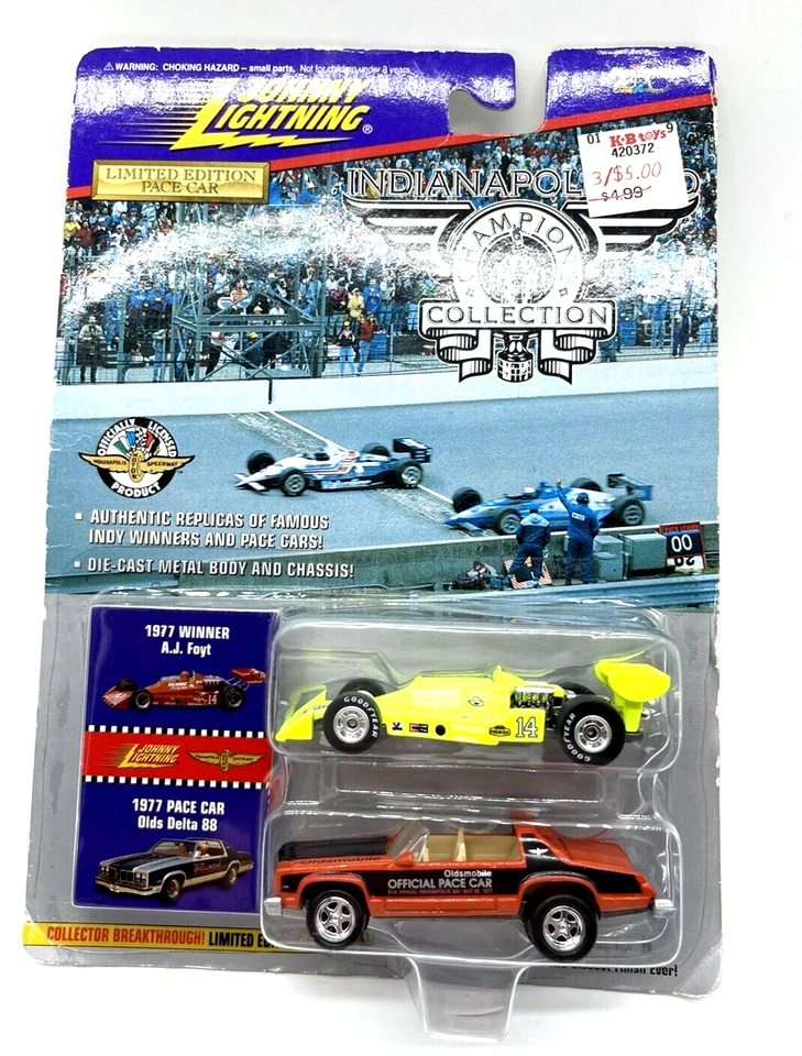 Johnny Lightning Indianapolis 500 Champions Colección Lote de 3 Paquetes-LEER Foto 2 de 4