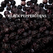 ORGANIC BLACK PEPPERCORN BRAZILIAN Whole Pepper Corns Robust Flavor Versatility