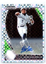 2022 Prizm Draft #12/17 SSP Auto Hyper Prizm #PDP6 Jordan Lawlar Dbacks