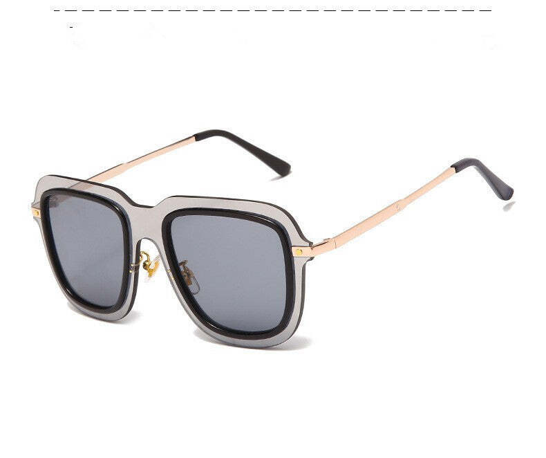 Double Lens polarized metal frame Sunglass for men and women
