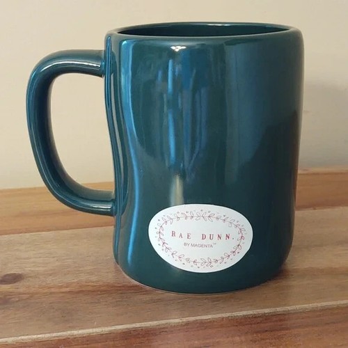 NEW Rae Dunn Green Festive Mug Bah Humbug - Picture 2 of 3
