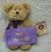 Boyds Thinkin' Of Ya Topps you're The Best Teddy Bear 5 Plush Stuffed Toy Boyds Thinkin' Of Ya Topps you're The Best Teddy Bear 5 Plush Stuffed Toy