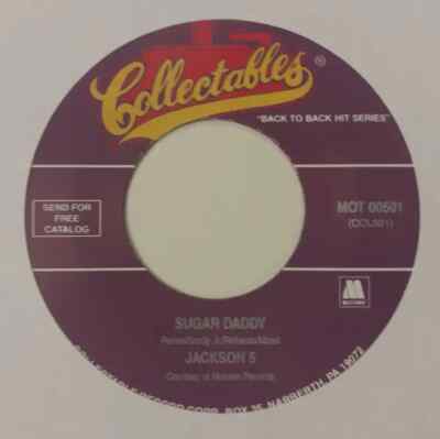 The Jackson 5 Maybe Tomorrow / Sugar Daddy Vinyl Single 7inch Collectables