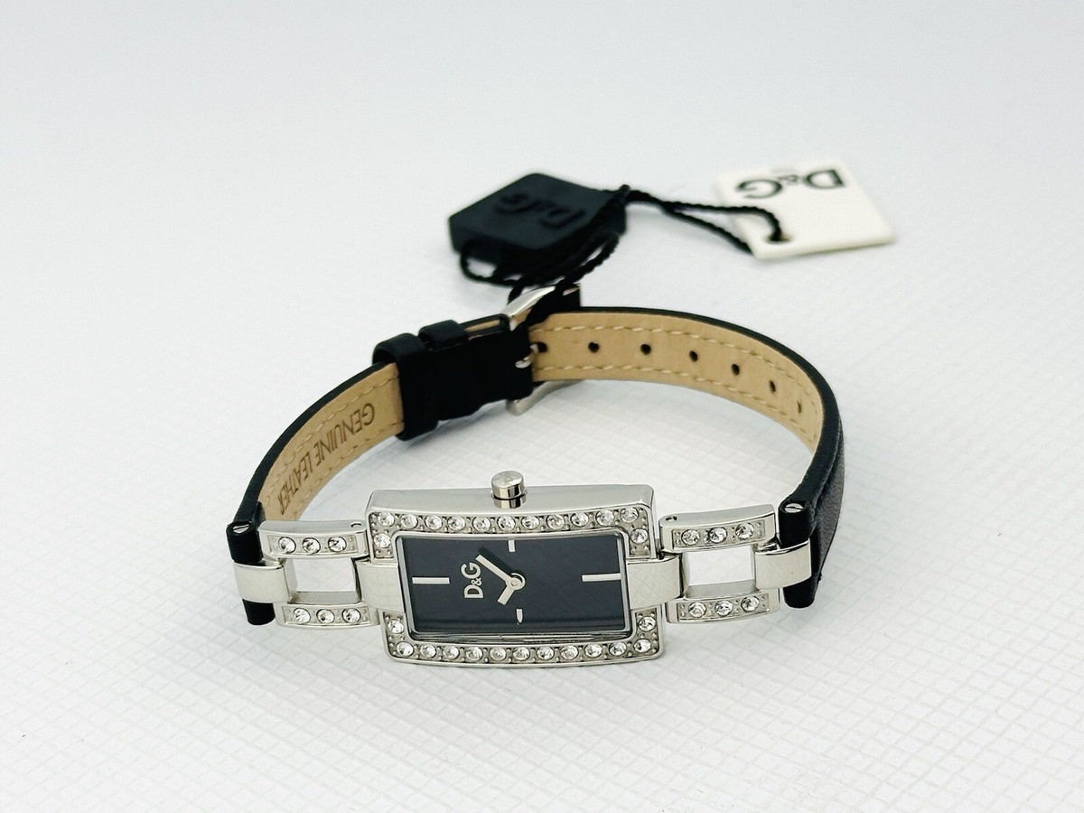 D&G Dolce & Gabbana Watch Strap , DW0556 , BLACK LEATHER STRAP D&G Dolce & Gabbana Watch Strap , DW0556 , BLACK LEATHER STRAP