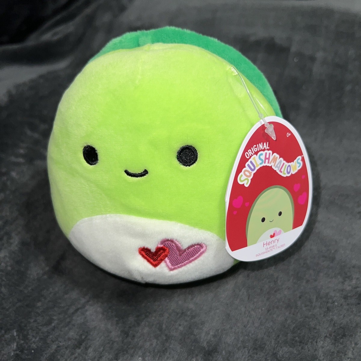 Squishmallows Trenton The Green Praying Mantis: Peluche Originale Di San Valentino Con Cuore E Gelato