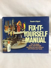 1977 Readers Digest FIX-IT-YOURSELF MANUAL Home Handyman Repair HC