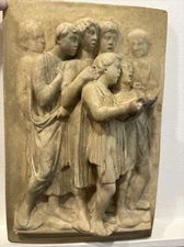 Angels Sing Luca  Della Robbia Wall Plaque Relief Repro From Cantoria 10.5 X 7”
