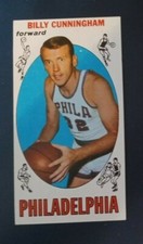 1969-70 Topps Billy Cunningham Rookie Card # 40- near mint (see scan)