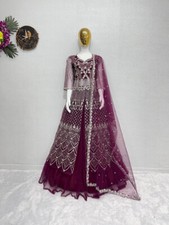 WEDDING WEAR SOFT NET FANCY TOP LEHENGA WITH DUPATTA FOR WOMEN  GIRLS