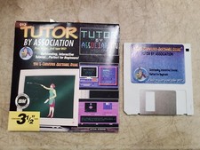 Vintage Tutor by Association IBM Game Software 3-1/2 in Diskette Learn Computers