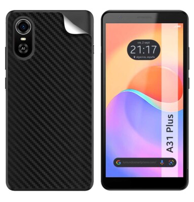 Aufkleber Vinyl Selbstklebend Carbon Textur Für ZTE Blade A31 Plus