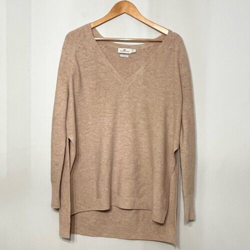 Vineyard Vines Kaschmirmischung Pullover Oversize Lagenlook Neutral Damen XS/S