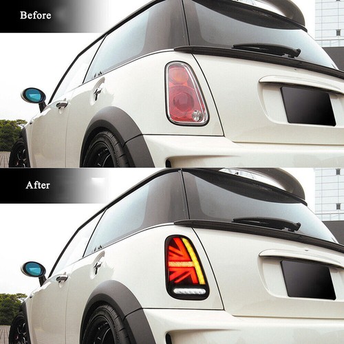 Smoked LED Tail Light Brake Rear Lamp Fits For 2001-2007 Mini Cooper R50 R52 R53 - Picture 4 of 6