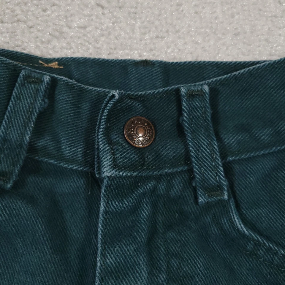 Jeans Lee de Colección Niños Niñas 7 Reg Verde Oscuro Denim Hecho en EE. UU. Vaquera Foto 4 de 4