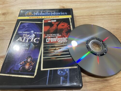 Poddasze Crawlspace DVD Midnite Movies Double Feature 2002 Horror Klaus Kinski - Zdjęcie 1 z 1