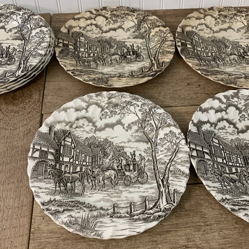 "Plato de Cena de Colección Royal Mail Fine Staffordshire Ironstone 10"" ¡Inglaterra Lote de 10"! - Imagen 7 de 11