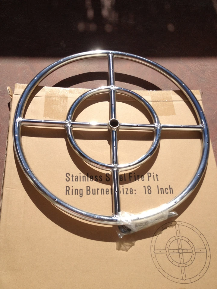 Anillos para fogata de acero inoxidable de 6"-36" Foto 2 de 2