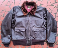 MONARCH USN  WW-2 M-422A, G-1 MODEL LEATHER FLIGHT JACKET  BUILD