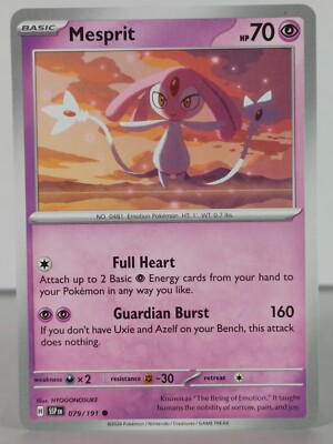 Mesprit - Surging Sparks - 079/191 - Pokemon TCG - Common | eBay