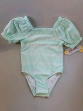 Girls Turquoise Blue 1 Piece Swimsuit size 4T/UPF 50