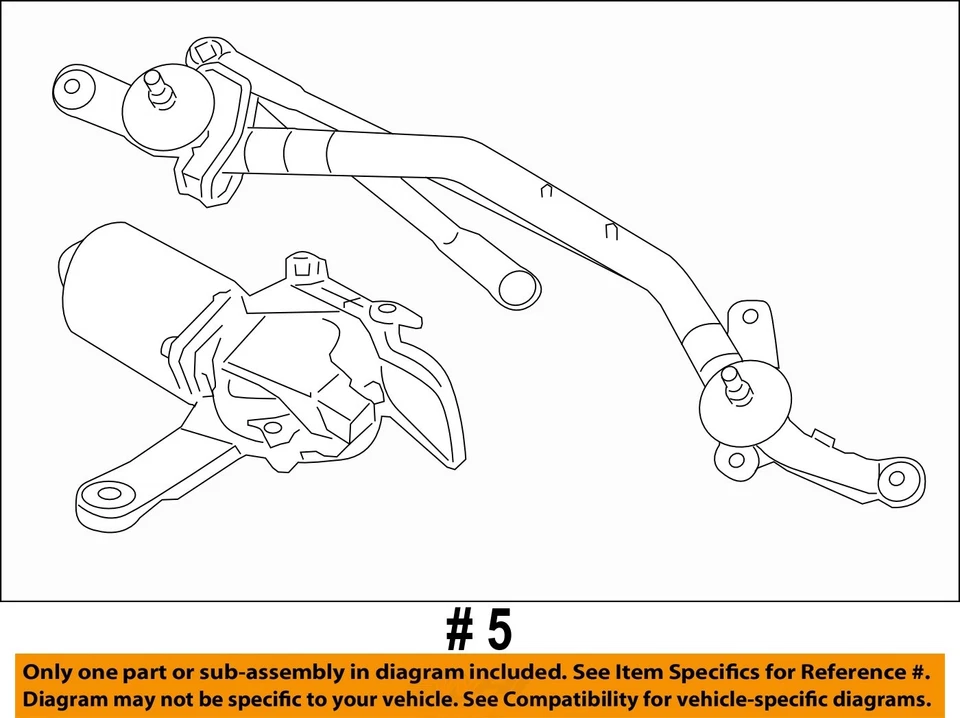 Used Windshield Wiper Motor fits: 2015 Nissan Murano  Grade A - Image 4 of 4