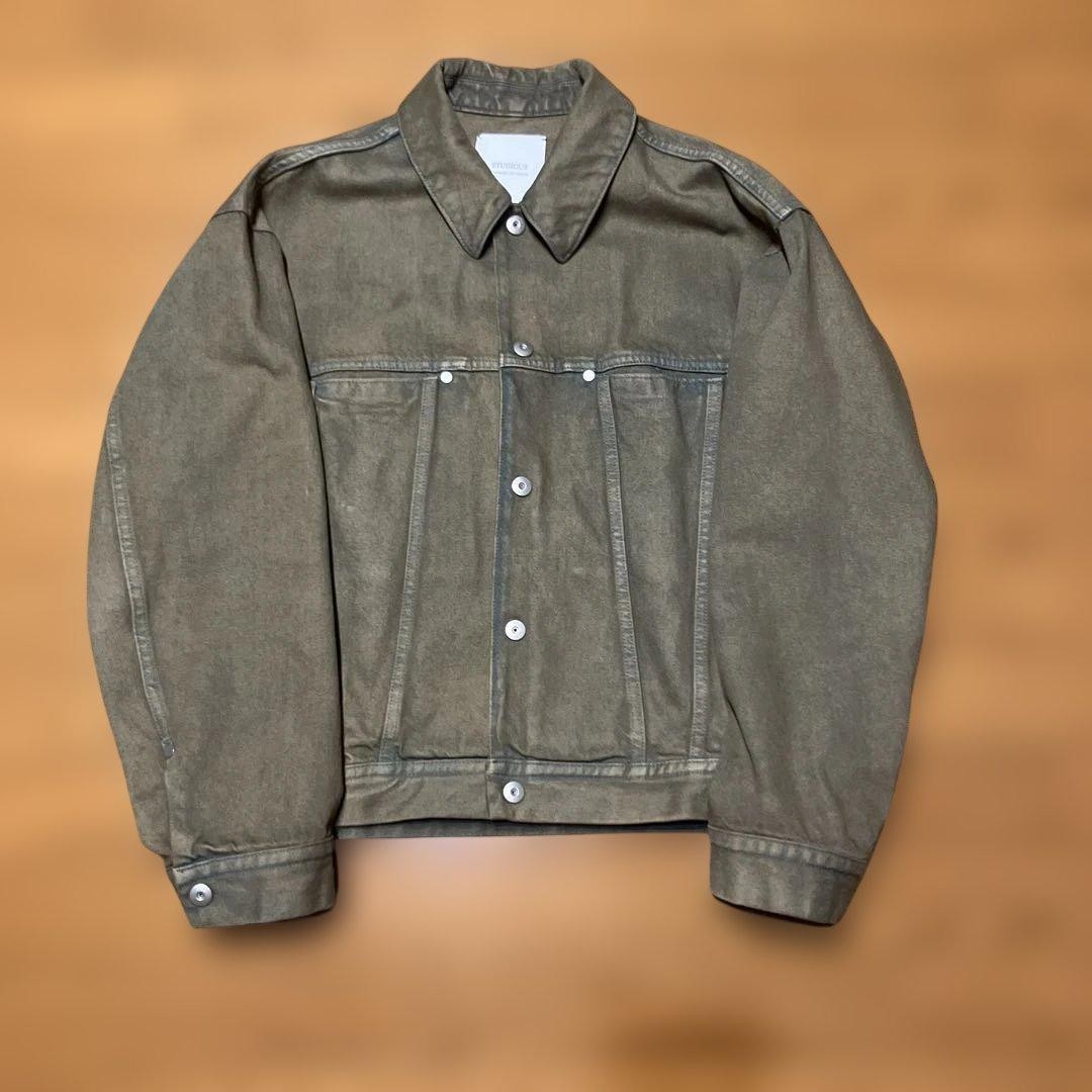 STUDIOUS BLEACH OVERDYE DENIM JACKET - image 1