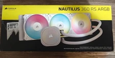 CORSAIR NAUTILUS 360 RS ARGB Liquid CPU Cooler – White