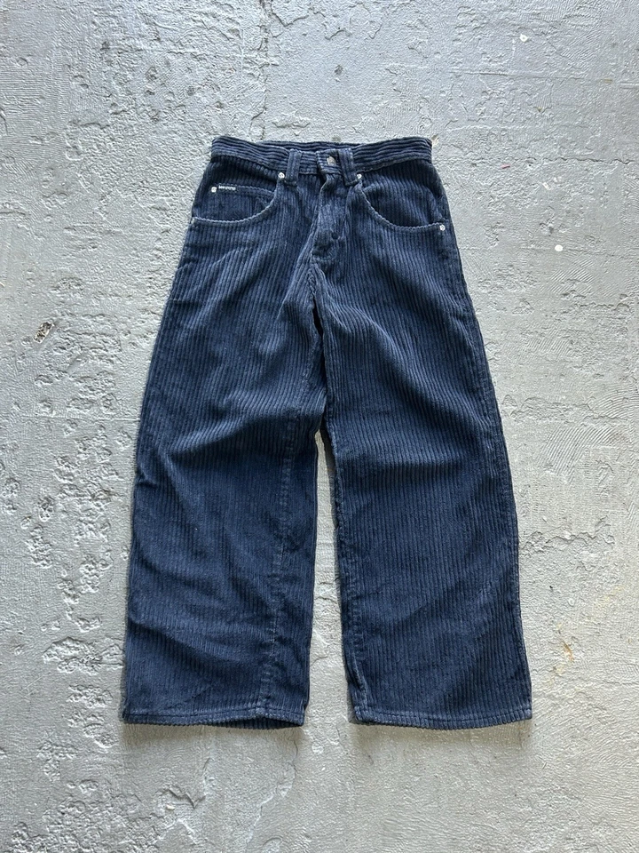 Pantalones de pana Jumbo Lee Remachados Años 90 De Colección Pierna Ancha Sueltos M EE. UU. Patinador Foto 3 de 4