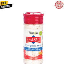 Redmond Real Sea Salt - Natural Unrefined Gluten Free Kosher 10 Ounce Shaker