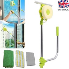 Telescopic Window Cleaning Tool High Rise Window Cleaner U Shape with Squeegee