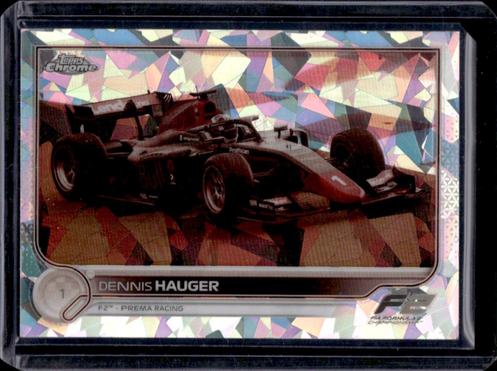 2022 Topps Chrome Sapphire F1 Dennis Hauger Refractor Sepia #/100