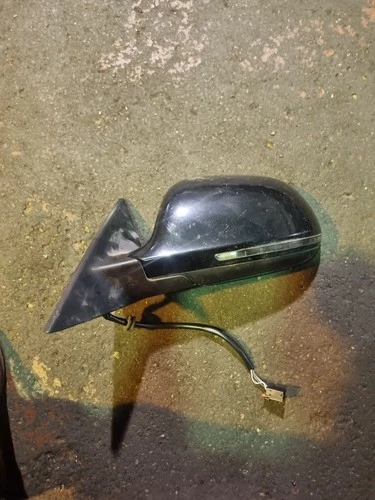 AUDI A4 B8 SALOON 2008-12 LEFT PASSENGER SIDE WING MIRROR BLACK 6 PIN 020931 OEM