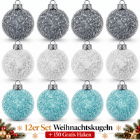 Weihnachtskugeln 12Er Set Plastik Christbaumkugeln Christbaumschmuck Kugeln 2277