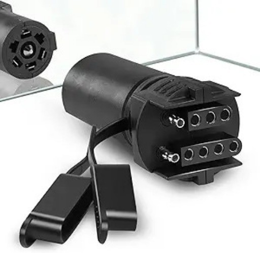 7 to 4 & 5 Pin Trailer Light Adapter, Convenient 2-in-1 Design Trailer Plug Adap