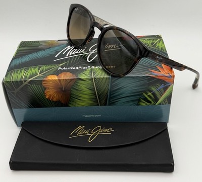 Maui Jim HIEHIE HS636-10- Shiny Dark Havana / Trans Yellow | eBay