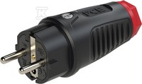 TAURUS2 0522-SR Gummistecker 16A 3P 230V Uni-Schuko IP54
