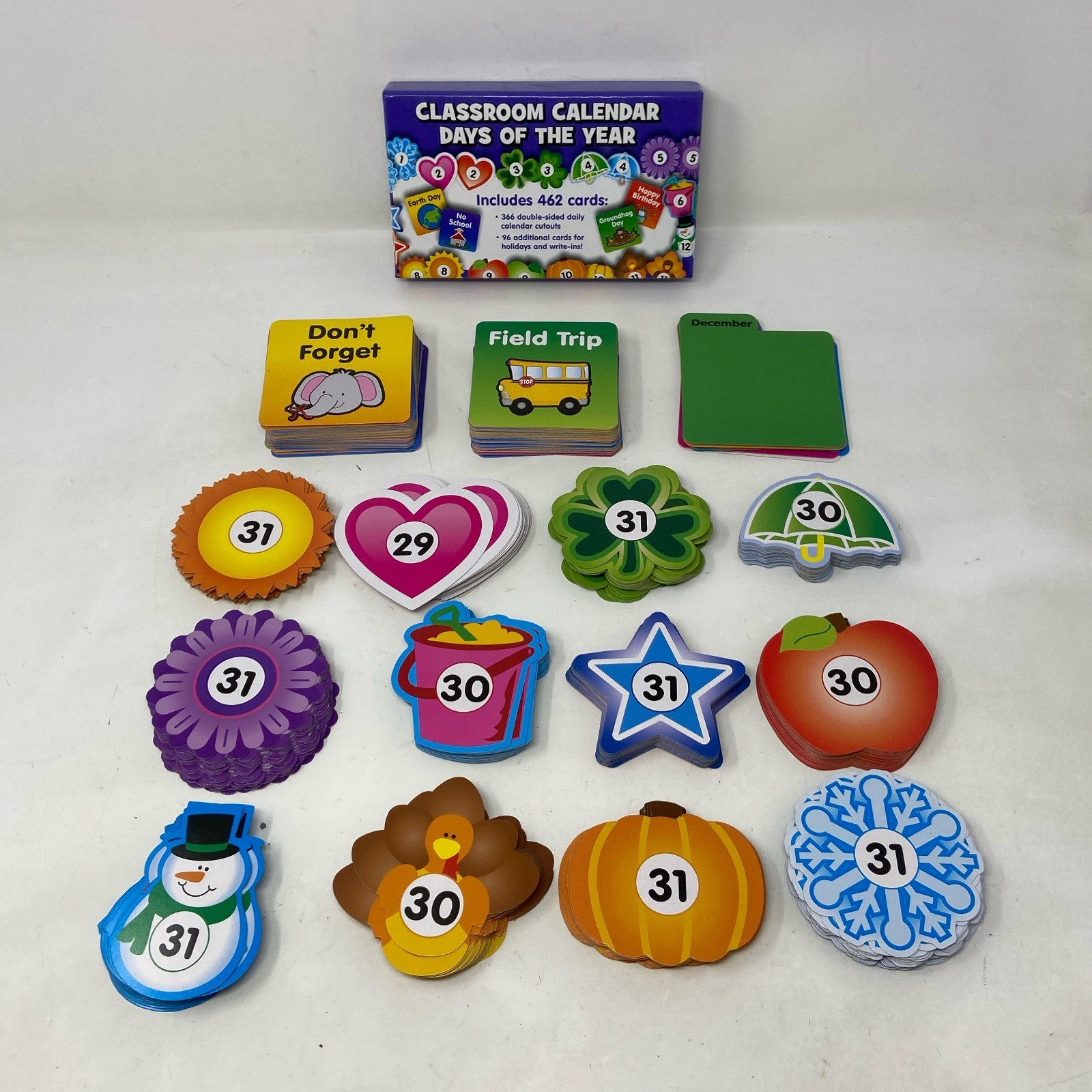 Oriental Trading Classroom Calendar Days of the Year, 3in, Multicolor