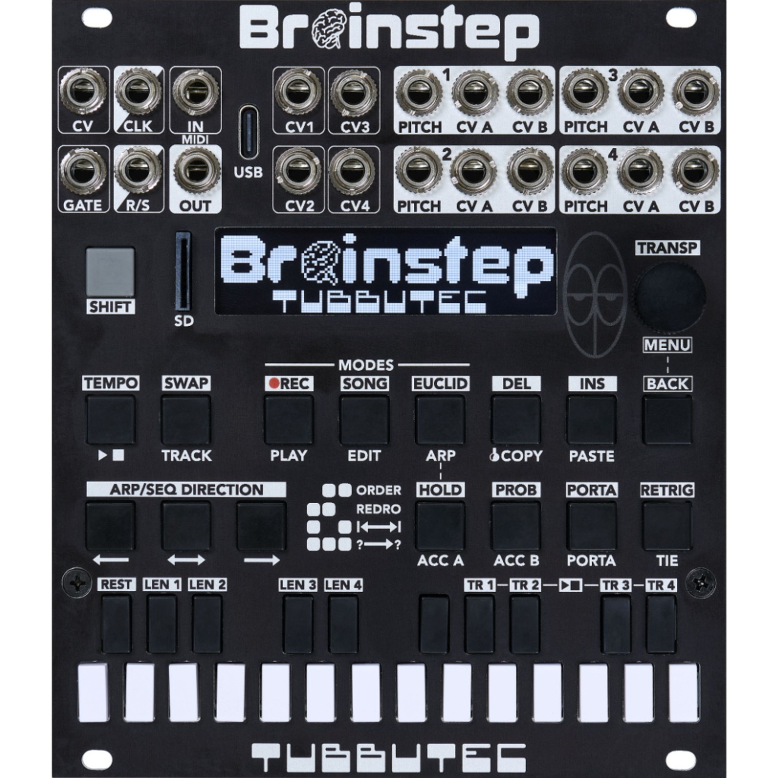 TUBBUTEC Brainstep black - Секвенсор