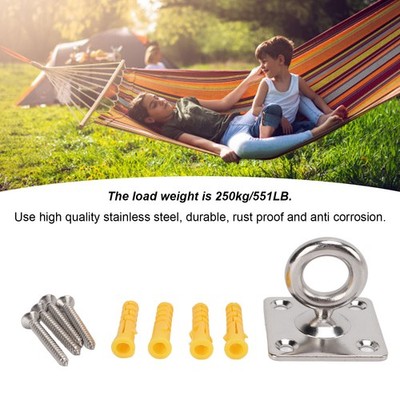 M8 Stainless Steel Heavy Duty Ceiling Wall Hanging Hammock U Shaped Hook For SET