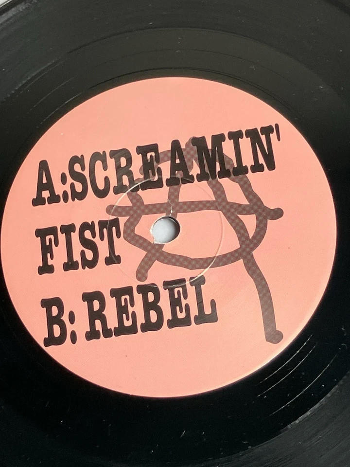 Viletones- RARE 1977 Vinyl Canadian Punk 45 Record Rebel Screaming Fist Vintage Foto 2 de 4