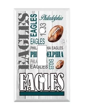 Philadelphia Eagles Subway Art Light Switch Cover NFL Football Christmas gift