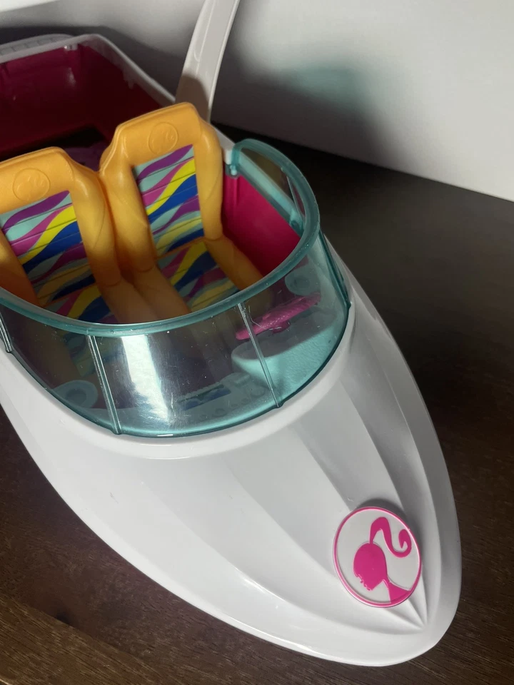 Barbie “Fondo de Cristal” Dolphin Magic Ocean View Boat 2016 Mattel Speed Boat Foto 2 de 4
