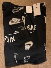 NWT Boys Black Nike Shorts size L