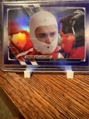 2021 Topps Chrome Formula 1 Racers Charles Leclerc #25 Purple Refractor /399