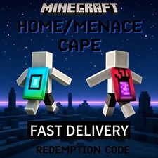 Minecraft Home/Menace Cape (GLOBAL Code) | Exclusive | Java & Bedrock/FAST⚡️